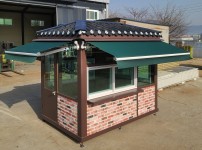 한옥 경비실,지붕기와형